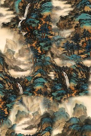 香云纱印花花型图片