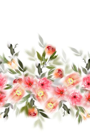 定位花印花花型图片