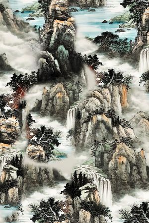 香云纱印花花型图片