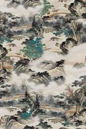 香云纱印花花型图片