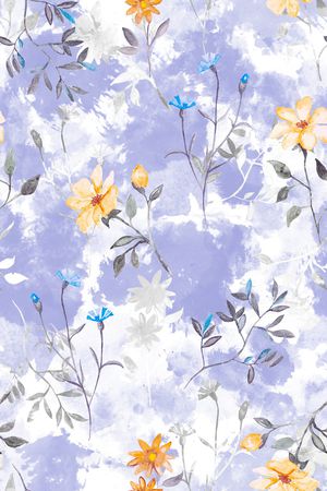 花卉印花花型图片