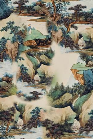 香云纱印花花型图片