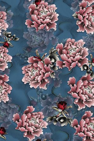 花卉印花花型图片