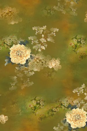 香云纱印花花型图片