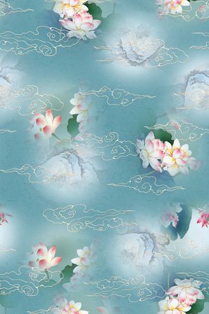花卉印花花型图片
