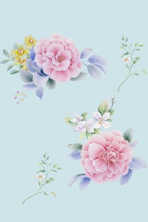 花卉印花花型图片