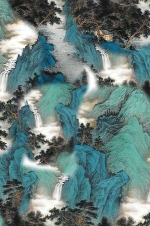 香云纱印花花型图片