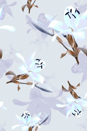 花卉印花花型图片