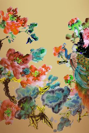 中国风印花花型图片