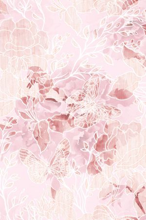 真丝印花花型图片