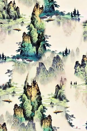 香云纱印花花型图片
