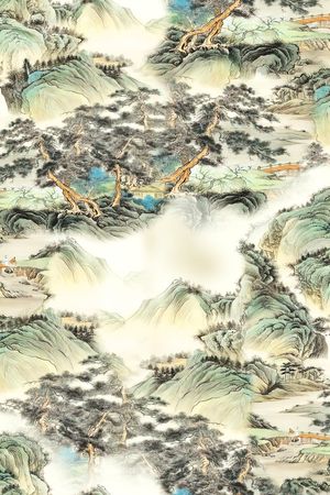 香云纱印花花型图片