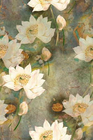 香云纱印花花型图片