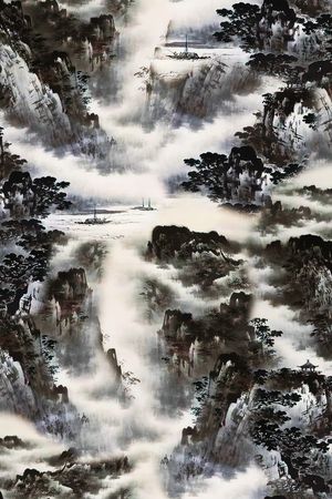 香云纱印花花型图片