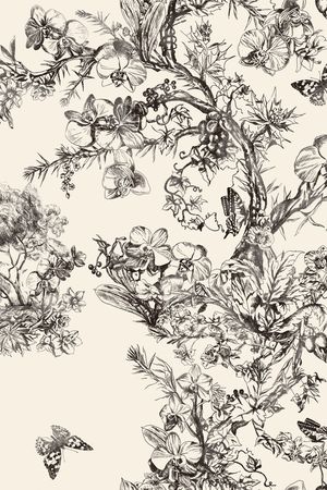 小清新印花花型图片