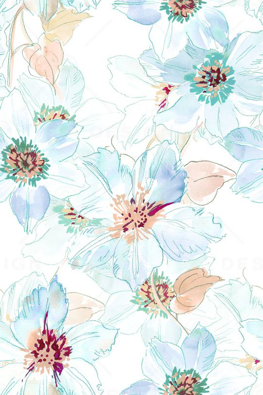 花卉印花花型图片
