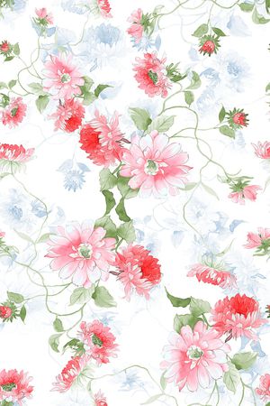 花卉印花花型图片