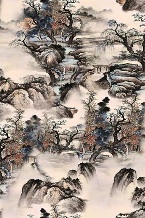 香云纱印花花型图片