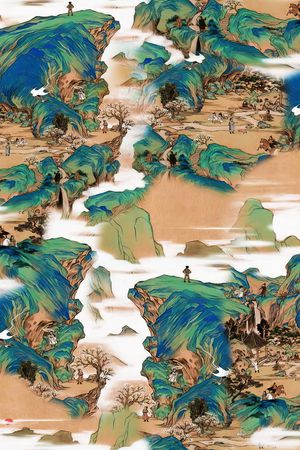 香云纱印花花型图片