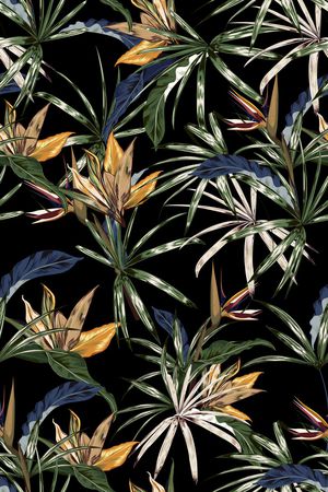 绿植树叶印花花型图片