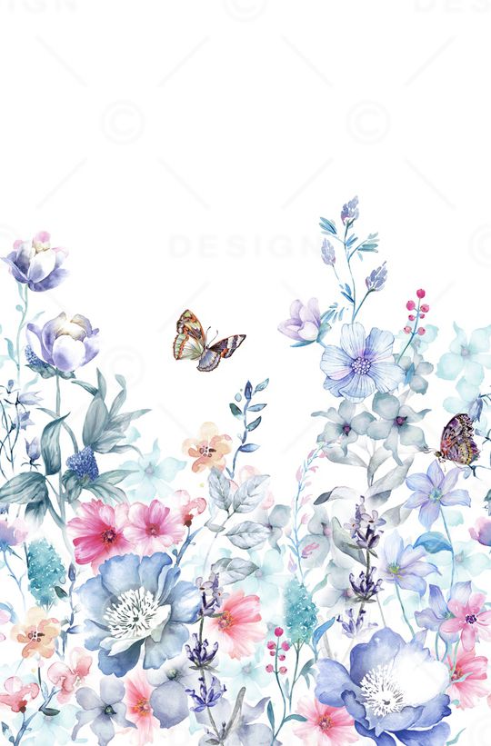 女装定位花印花花型图片