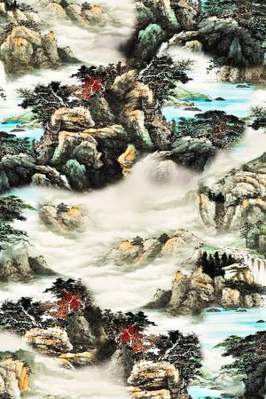 香云纱印花花型图片