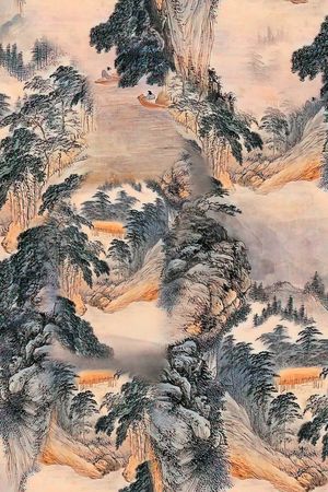 香云纱印花花型图片