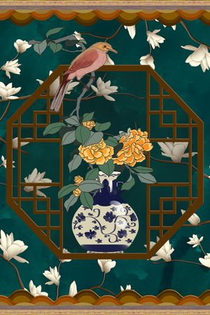 瓷器印花花型图片