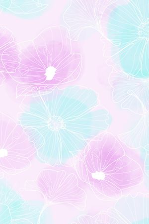 绿植树叶印花花型图片