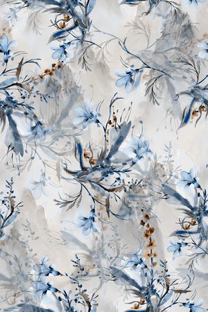花卉印花花型图片