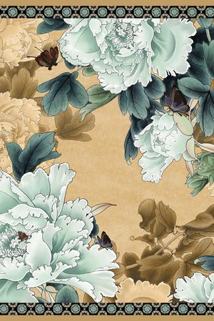 花卉印花花型图片