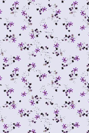连衣裙印花花型图片
