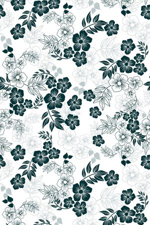 花卉印花花型图片