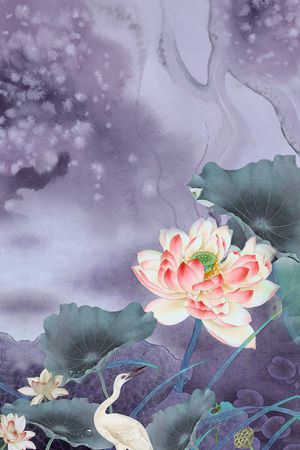 定位花印花花型图片