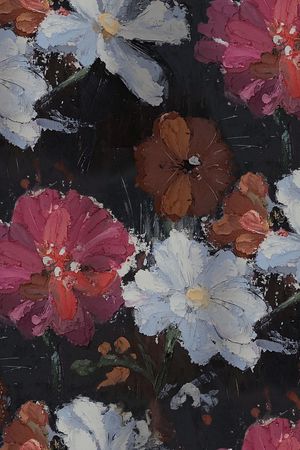 油画花型印花花型图片