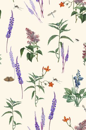 连衣裙印花花型图片