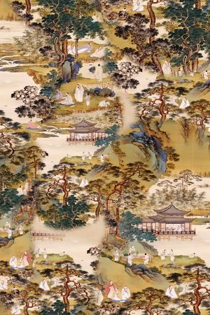 香云纱印花花型图片