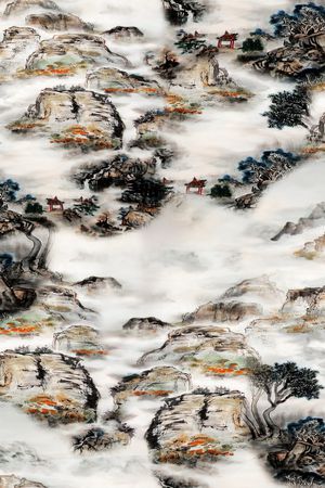 香云纱印花花型图片