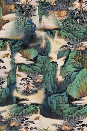 香云纱印花花型图片