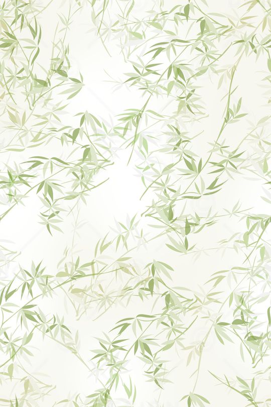 绿植树叶印花花型图片