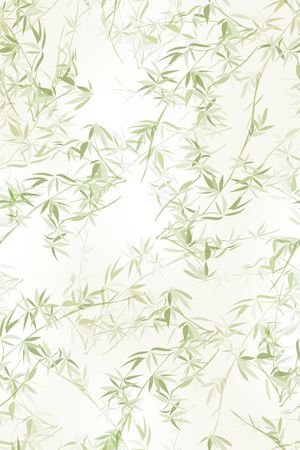 绿植树叶印花花型图片