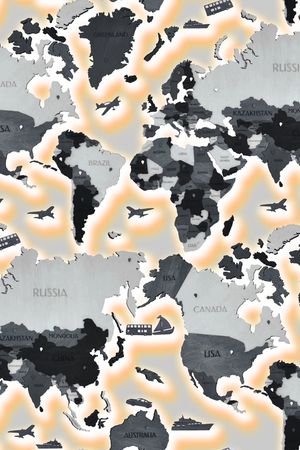 地图印花花型图片