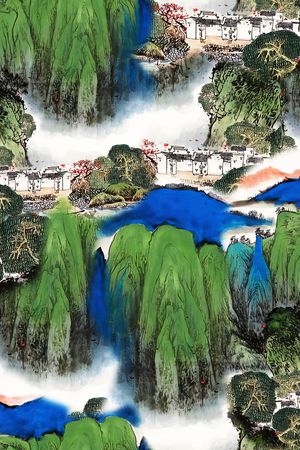 香云纱印花花型图片