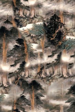 香云纱印花花型图片