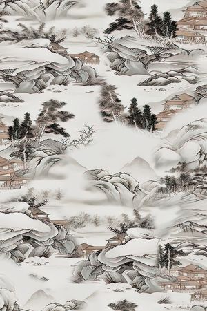 香云纱印花花型图片