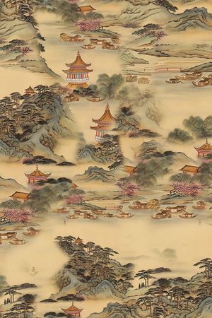 香云纱印花花型图片