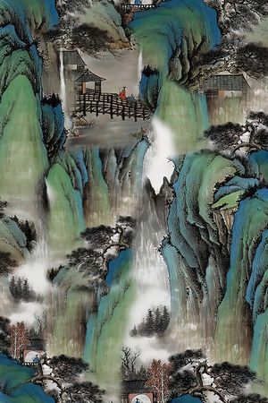 香云纱印花花型图片