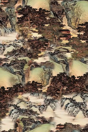 香云纱印花花型图片