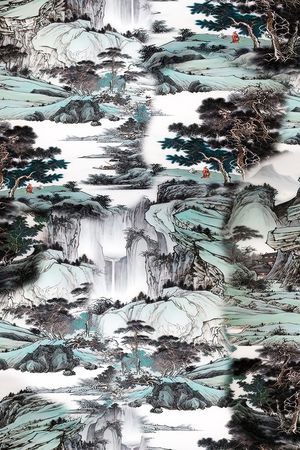 香云纱印花花型图片
