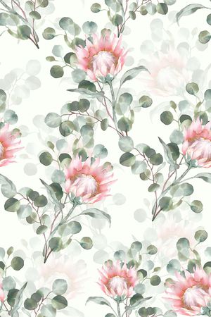 花卉印花花型图片